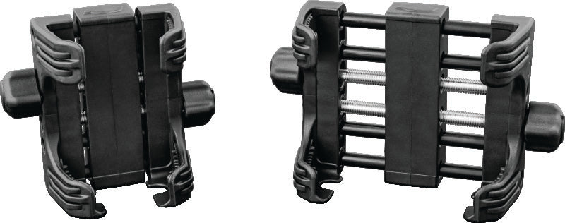 Kuryakyn Tech Connect Device Holder Standard 1-5/8 in to 3-5/8 in Wide Black
