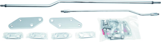 Kuryakyn 03-08 Dyna Forward Control Extenders 3in. - Chrome
