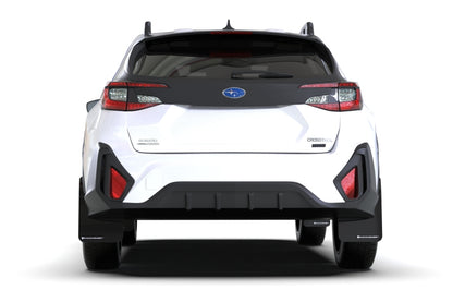 Rally Armor 24-25 Subaru Crosstrek Black UR Mud Flap Light Blue Logo