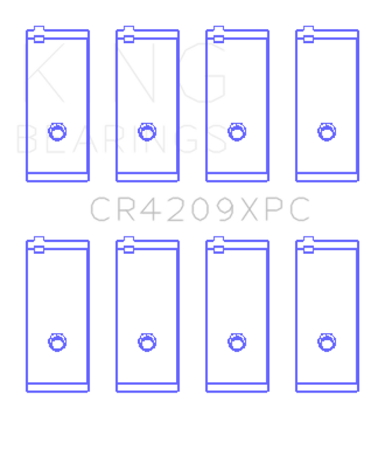 King Engine Bearings Toyota 3SGTE 16v 2.0L pMaxKote Performance Rod Bearing Set - Size STD