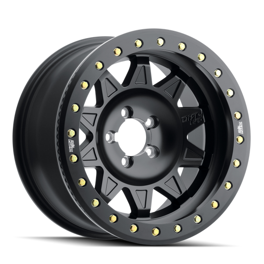 Dirty Life 9302 Roadkill 17x9/5x127 BP/-38mm Offset/71.5mm Hub Matte Black Wheel - Beadlock