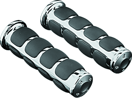 Kuryakyn ISO Universal Grips 1inch Bars Chrome