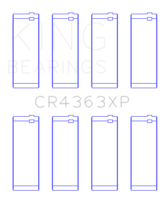 King Engine Bearings 00-06 Chevrolet 2.2L DOHC Ecotec Connecting Rod Bearings (Set of 4)