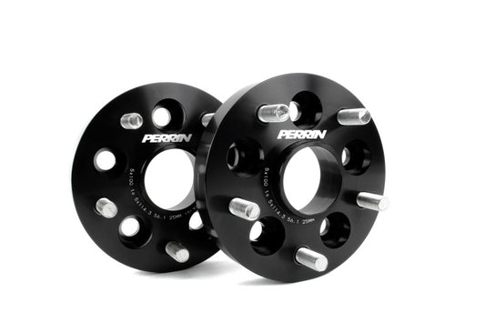 PERRIN Subaru/Toyota/Scion 25mm Wheel Adapter (Bolt-On Type) 5x100 to 5x114.3 w/56mm Hub - Pair
