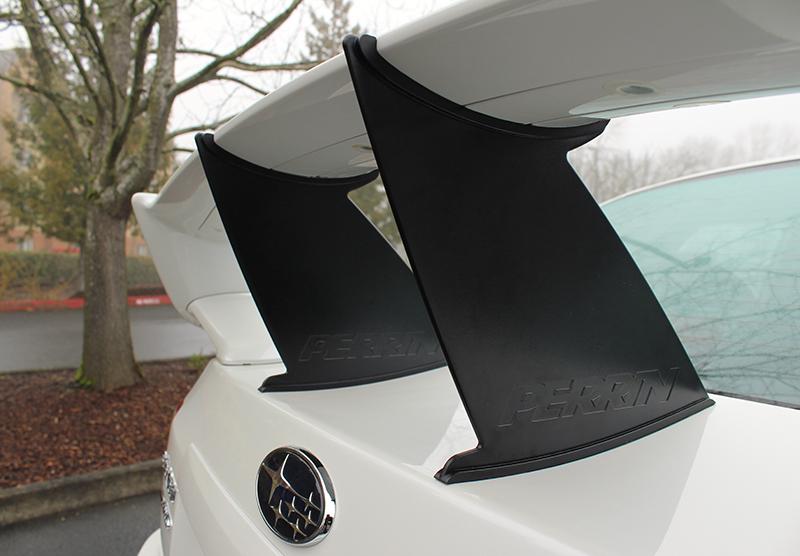 PERRIN 11-14 Subaru STI Wing Stabilizer - Black (Sedan Only)