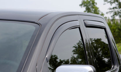 AVS 22-23 Toyota Tundra CC/CrewMax In-Channel Ventvisor Front & Rear Window Deflectors 4pc - Smoke