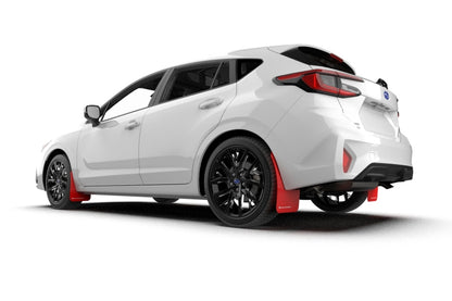 Rally Armor 24-25 Subaru Impreza Black UR Mud Flap w/ Red Logo