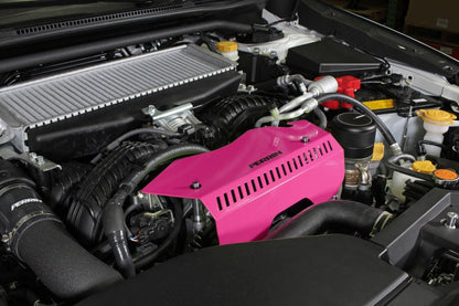 PERRIN 22-25 Subaru WRX Pulley Cover - Hyper Pink (TALL - For Use w/o PERRIN AOS)