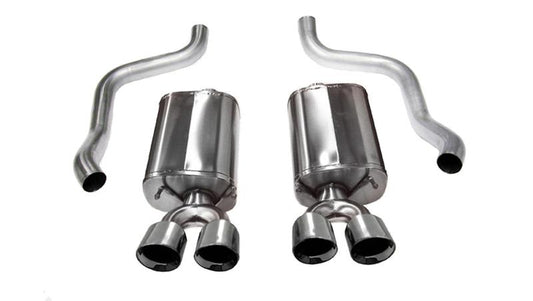 Corsa 2005-2007 Chevrolet Corvette C6 6.0L V8 Black Sport Axle-Back Exhaust