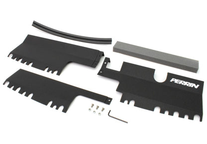 PERRIN 15-21 Subaru WRX/STI Radiator Shroud (With/Without OEM Intake Scoop) - Black