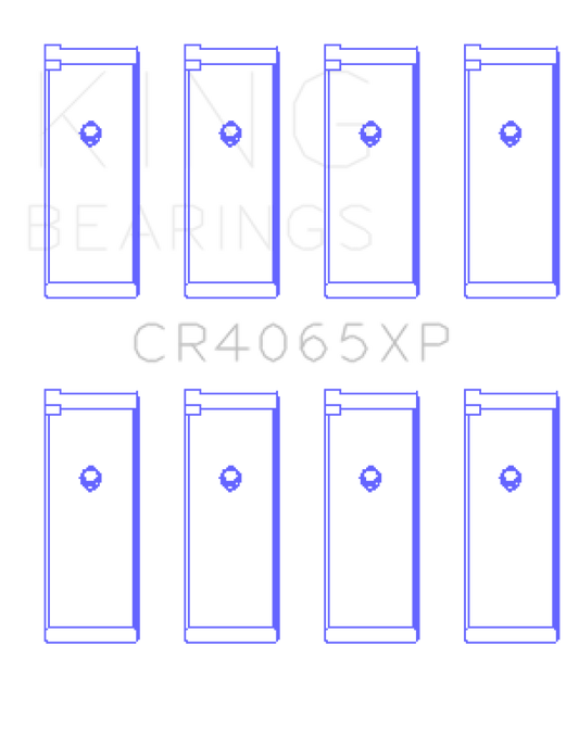 King Engine Bearings Nissan KA-24DE Performance Rod Bearing Set - Size STDX