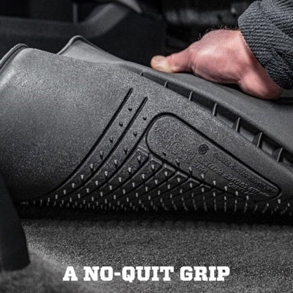 Husky Liners 19 Dodge Ram 1500 Quad Cab Weatherbeater Black Front & 2nd Seat Floor Liners