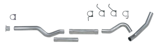 Diamond Eye KIT 4in Catback MFLR RPLCMENT PIPE Single AL: 01-05 CHEVY/GMC 6.6L 2500/3500