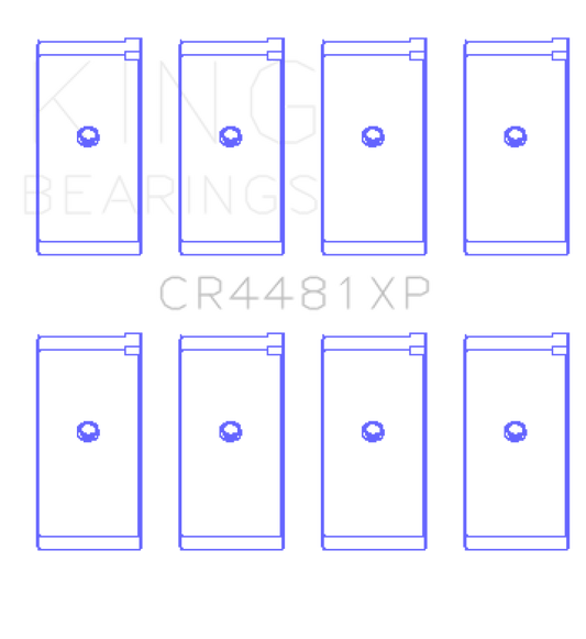 King Mitsubishi 4G63/4G64 6 Bolt 1st Gen DSM Performance Rod Bearing Set - Size +0.25mm