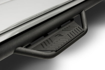 N-Fab Podium LG 15-18 GMC/Chevy Canyon/Colorado Crew Cab SRW - Tex. Black - Cab Length - 3in
