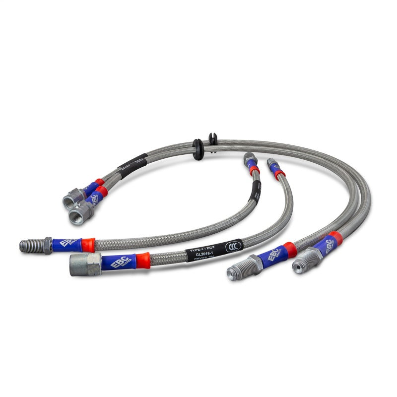 EBC 99-04 Ford Mustang Cobra (4th Gen) 4.6L Stainless Steel Brake Line Kit