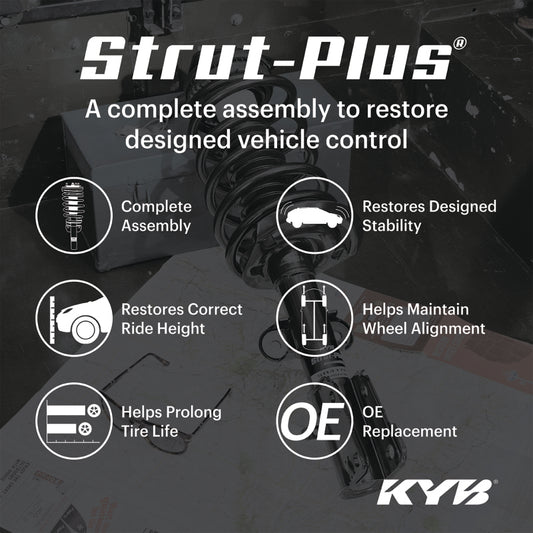 KYB 14-18 Toyota Corolla / 2019 Corolla L/ LE/XLE/XSE L4 1.8L Strut-Plus Assembly - Rear Left
