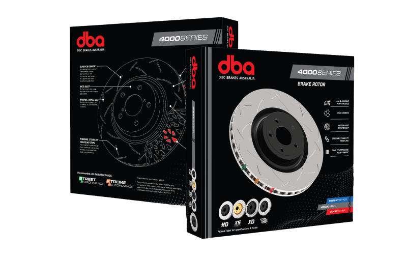 DBA 2023+ Toyota Corolla GR Rear 4000 Series Standard Rotor