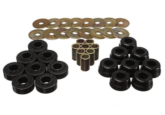 Energy Suspension GM Body Mount Set W/Hardware - Black