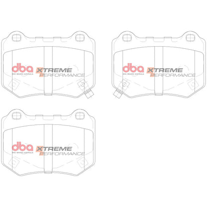 DBA 18-21 Subaru WRX STI (w/Brembo Calipers) XP Performance Rear Brake Pads