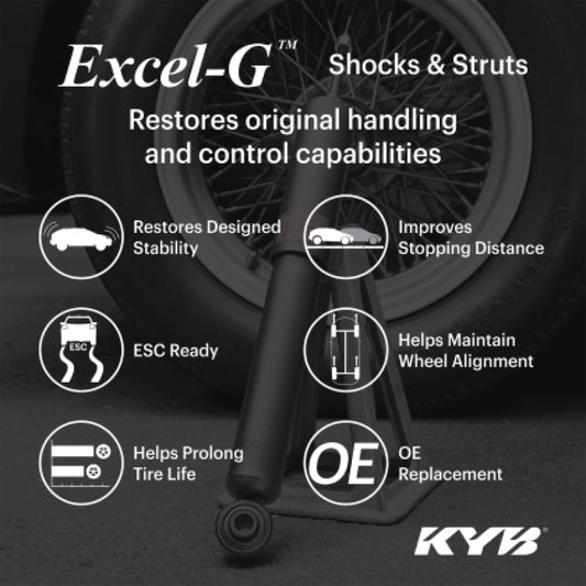 KYB 2019+ Chevrolet Silverado 1500 w/o Elec. Susp. (Ex. Trail Boss/ZR2/PPV) Excel-G Strut - Front