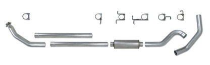 Diamond Eye KIT 4in Turbo Back SGL AL: 98.5-02 DODGE CUMMINS 5.9L