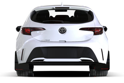 Rally Armor 18-25 Toyota Corolla Hatchback Black UR Mud Flap Grey Logo