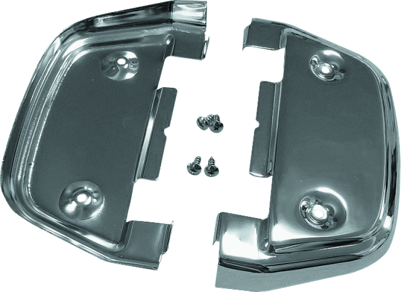 Bikers Choice 87-Up Touring Chrome Passenger Floorboard Undercover Kit