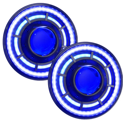Oracle Oculus 7in ColorSHIFT Bi-LED Projector Headlights for Jeep Wrangler JK