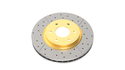DBA 08-15 Dodge Challenger SRT-8 Rear Drilled & Slotted Street Series Rotor