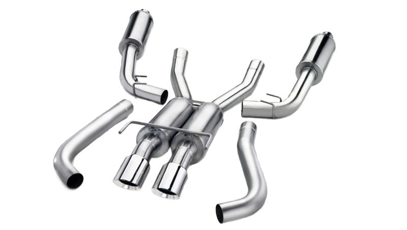 Corsa 2012-2014 Dodge Charger SRT-8 6.4L V8 Black Xtreme Cat-Back Exhaust