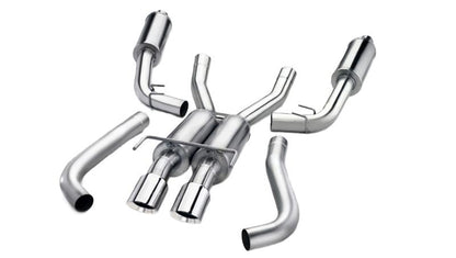 Corsa 2012-2014 Dodge Charger SRT-8 6.4L V8 Black Xtreme Cat-Back Exhaust