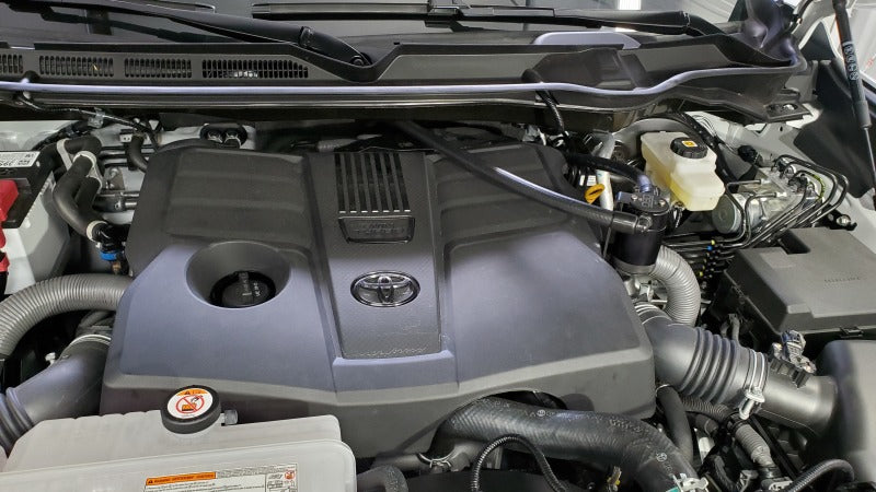 J&L 22-25 Toyota Tundra, 23-25 Sequoia 3.5L Turbo Oil Separator 3.0 Driver Side - Black Anodized