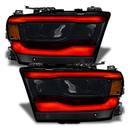 Oracle 19-21 Dodge RAM 1500 RGB+W Headlight DRL Kit- Reflector LED Headlights - +W