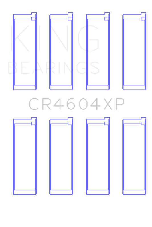 King 07-09 Mazdaspeed 3 L3-VDT MZR DISI (t) Duratec High Performance Rod Bearing Set - Size +0.25mm