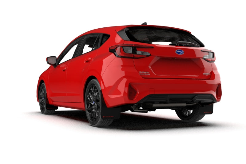 Rally Armor 24-25 Subaru Impreza Black UR Mud Flap w/ Red Logo