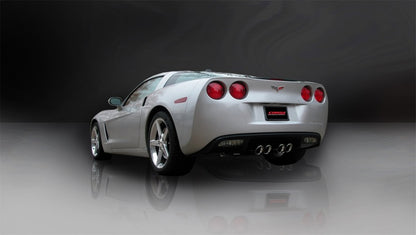 Corsa 07-08 Corvette 2.5in. Sport Series Cat-Back Dual Rear Exit with Twin 3.5in. Polished Tips