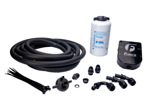 Fleece Performance 98.5-02 Dodge Cummins Auxiliary Fuel Filter Kit