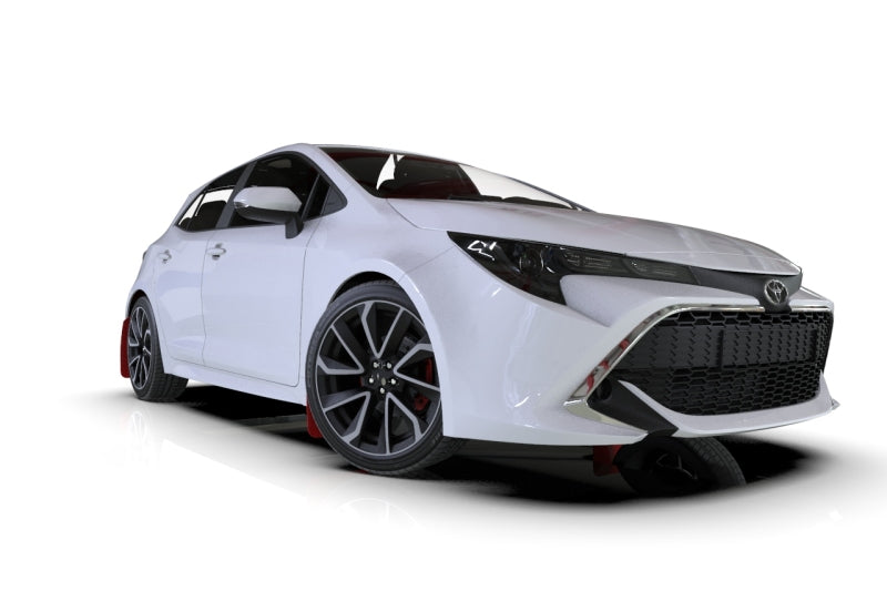 Rally Armor 18-25 Toyota Corolla Hatchback Black UR Mud Flap Red Logo