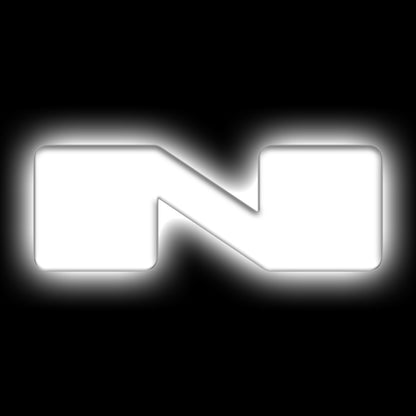ORACLE Lighting Universal Illuminated LED Letter Badges - Matte Wht Surface Finish - N