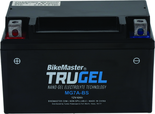 BikeMaster TruGel Battery - MG7A-BS