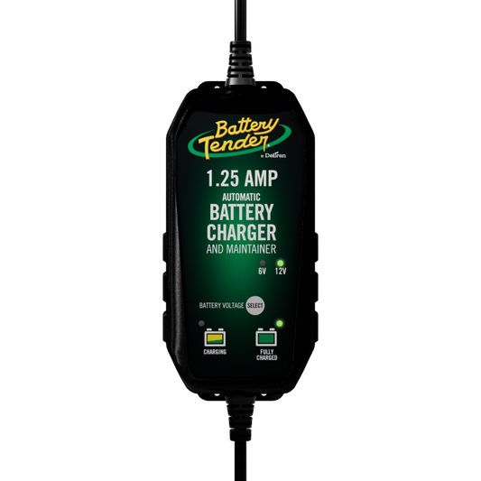 Battery Tender 6V/12V 1.25A Selectable Battery Charger