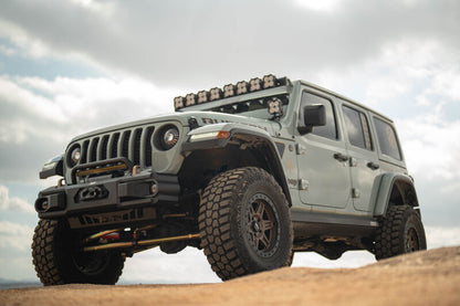 DV8 Offroad 18+ Jeep Wrangler JL / 20+ Jeep Gladiator JT OE Plus Front Bumper