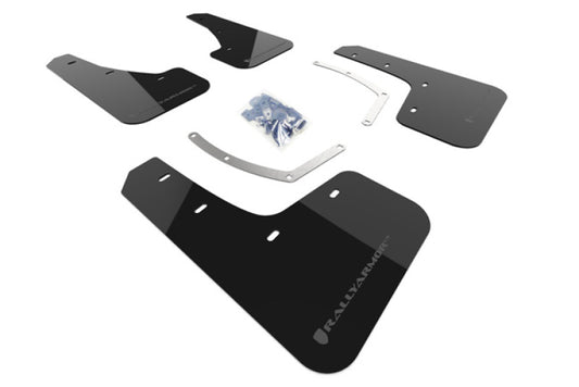 Rally Armor 18-26 Subaru Ascent Black UR Mud Flap w/Grey Logo