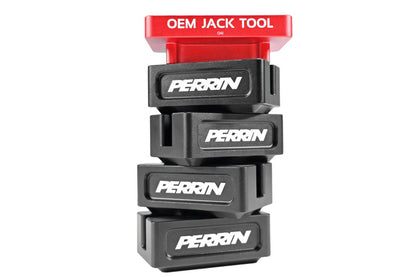 PERRIN 93-25 Subaru WRX/STI/Impreza/OBXT/LGT & 13-25 BRZ/GR86/Crosstrek Jack Pad Set (5pc) - Black
