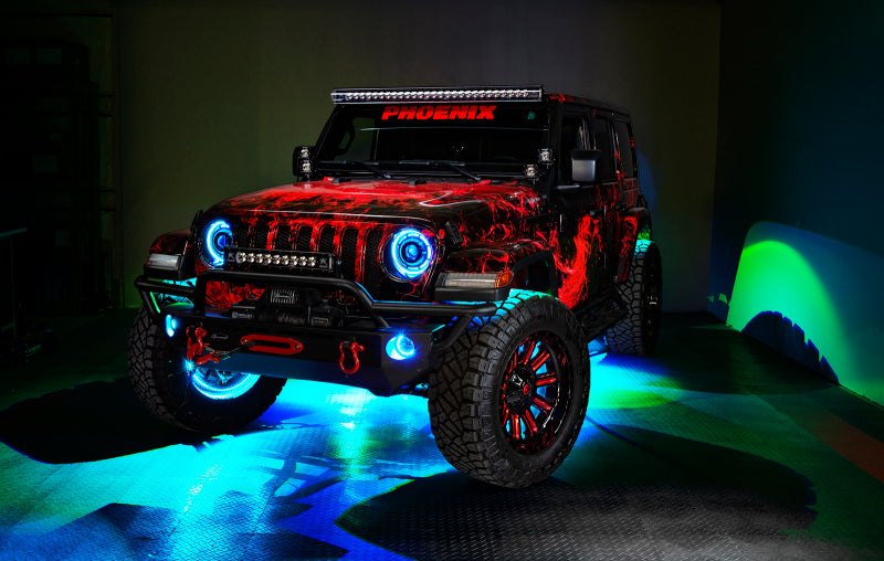Oracle Oculus Bi-LED Projector Headlights for Jeep JL/Gladiator JT - w/ Simple Controller