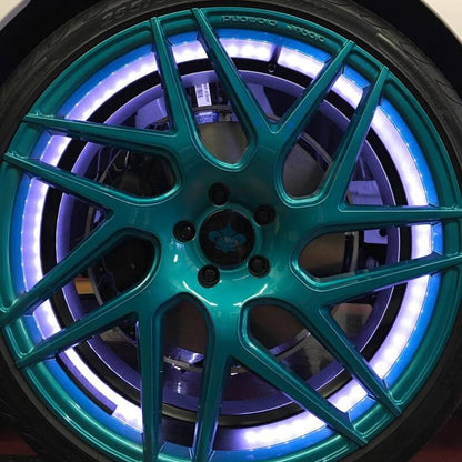 Oracle LED Illuminated Wheel Rings - White