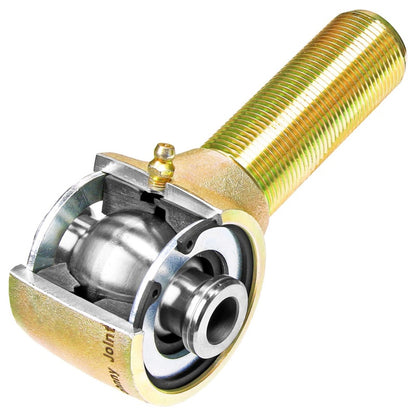 RockJock Johnny Joint Rod End 2 1/2in Forged 2.585in X .562in Ball 1 1/4in-12 RH Thread Shank