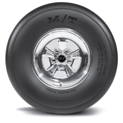 Mickey Thompson Pro Bracket Radial Tire - 28.0/10.5R17 X5 - 250803