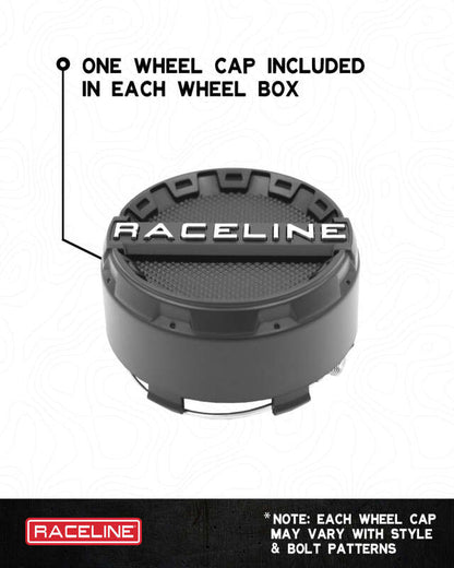 Raceline A91B Ryno 15x7in / 4x156 BP / 10mm Offset / 132.5mm Bore - Satin Black Beadlock Wheel